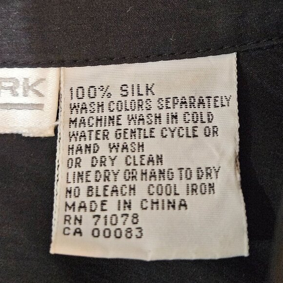 Preston & York Silk Blouse Small Mixed Animal Prints Leopard Zebra Maximalist - Picture 7 of 9